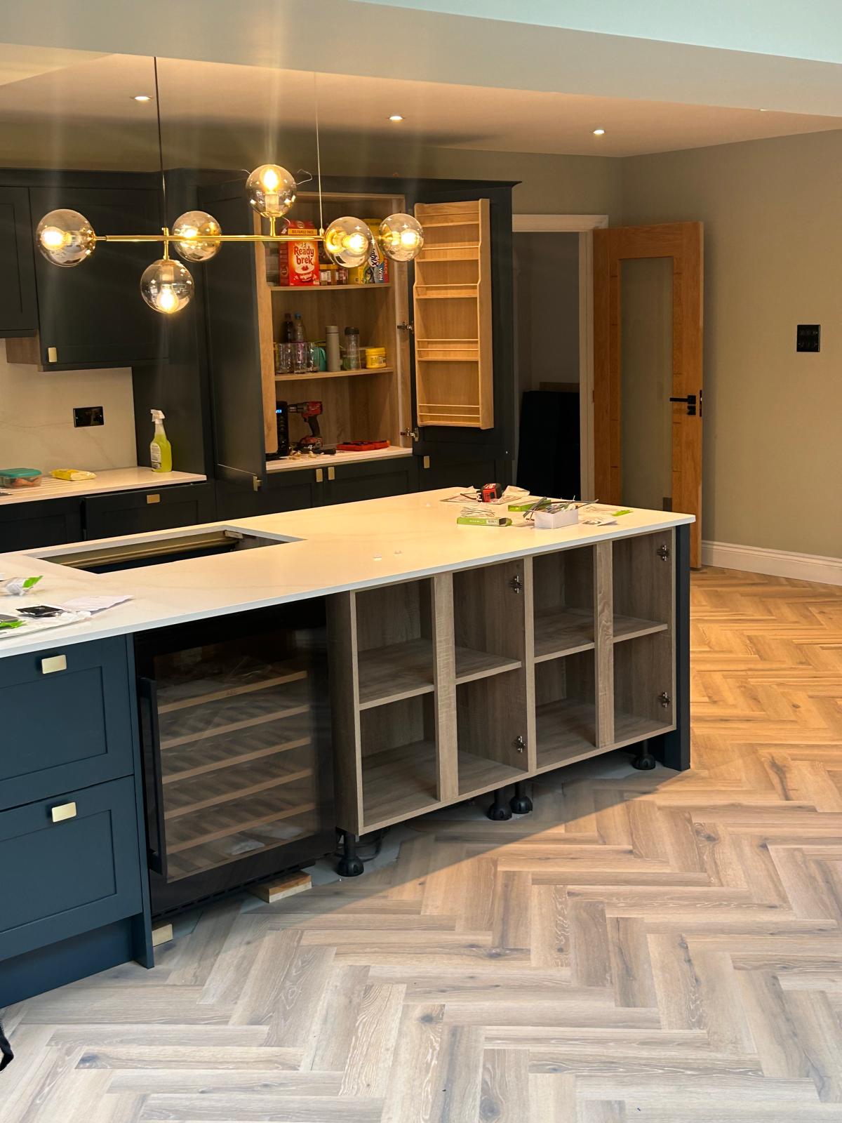 Kitchen electrical installation